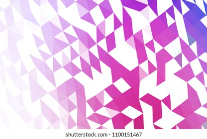 Light Pink, Blue vector abstract mosaic pattern. A completely new color illustration in a vague style. Brand new design for your business.