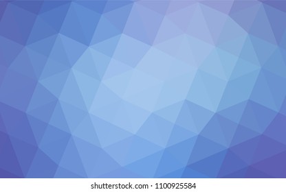 Light Pink, Blue vector abstract mosaic backdrop. Creative illustration in halftone style with gradient. That pattern can be used as a part of a brand book.