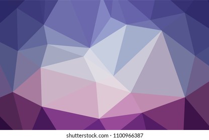 Light Pink, Blue vector abstract mosaic pattern. Shining colored illustration in a new style. Brand-new style for your business design.