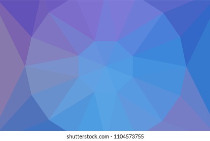Light Pink, Blue vector abstract mosaic backdrop with a diamond. A sample with polygonal shapes. Pattern for a brand book's backdrop.