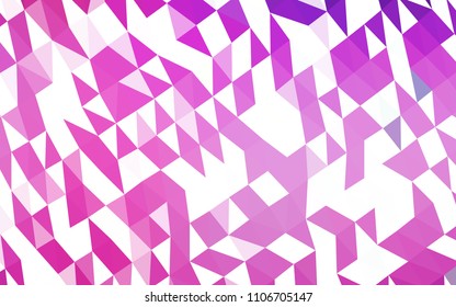 Light Pink, Blue vector abstract mosaic pattern. Creative illustration in halftone style with gradient. A completely new template for your business design.