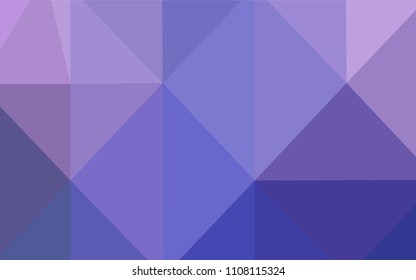 Light Pink, Blue vector abstract mosaic backdrop. Creative illustration in halftone style with gradient. The template for cell phone's backgrounds.
