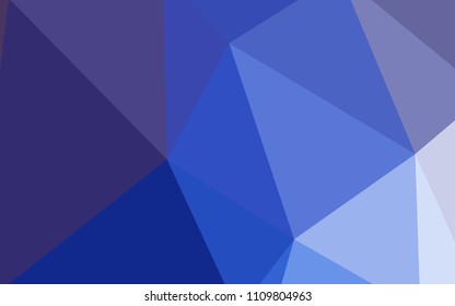Light Pink, Blue vector abstract mosaic background. Colorful illustration in polygonal style with gradient. New template for your brand book.