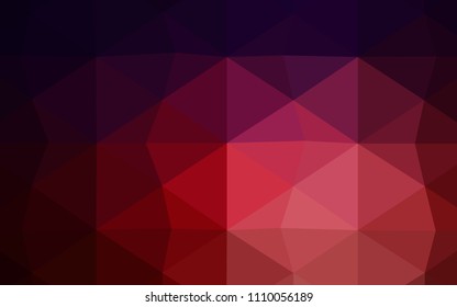 Light Pink, Blue vector abstract polygonal background. Modern geometrical abstract illustration with gradient. The template for cell phone's backgrounds.