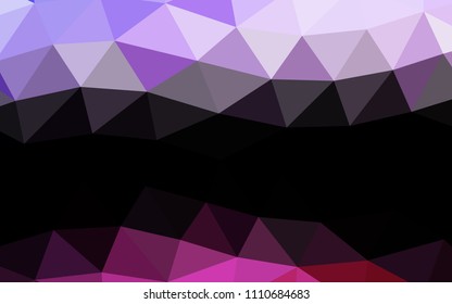 Light Pink, Blue vector abstract polygonal abstract polygonal. A vague abstract illustration with gradient. A completely new template for your business design.