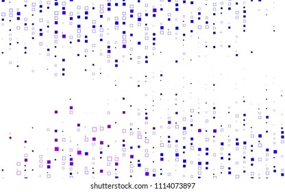 Light Pink, Blue vector abstract textured polygonal background. Blurry rectangular design. The pattern with repeating rectangles can be used for background.