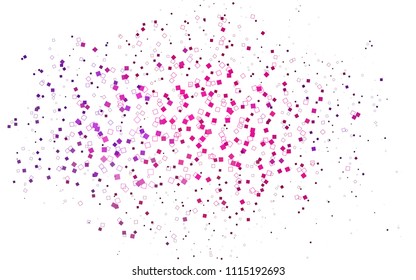 Light Pink, Blue vector abstract textured polygonal background. Blurry rectangular design. The pattern with repeating rectangles can be used for background.