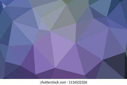 Light Pink, Blue vector abstract polygonal template. A completely new color illustration in a polygonal style. New template for your brand book.