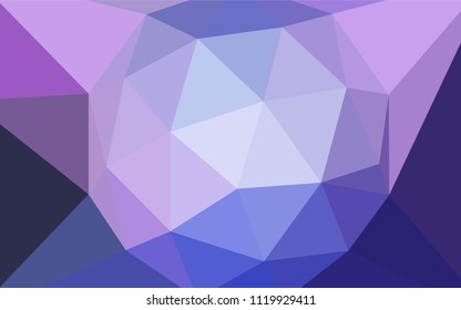 Light Pink, Blue vector abstract mosaic background. Creative geometric illustration in Origami style with gradient. Brand new style for your business design.