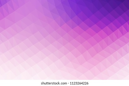 Light Pink, Blue vector abstract polygonal texture. An elegant bright illustration with gradient. A new texture for your design.