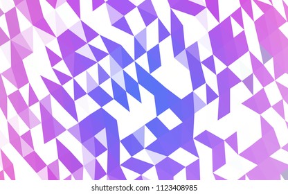Light Pink, Blue vector abstract mosaic background. Creative illustration in halftone style with gradient. The template can be used as a background for cell phones.