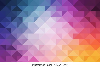 Light Pink, Blue vector abstract polygonal pattern. A sample with polygonal shapes. Brand-new style for your business design.
