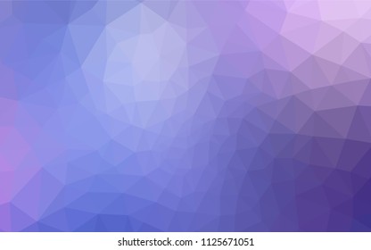 Light Pink, Blue vector abstract mosaic backdrop. Colorful abstract illustration with triangles. New template for your brand book.