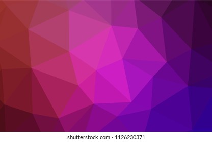 Light Pink, Blue vector abstract polygonal template. Colorful illustration in polygonal style with gradient. A new texture for your web site.