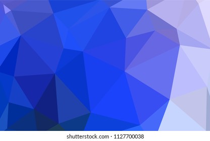 Light Pink, Blue vector abstract mosaic backdrop. Creative geometric illustration in Origami style with gradient. Completely new template for your banner.