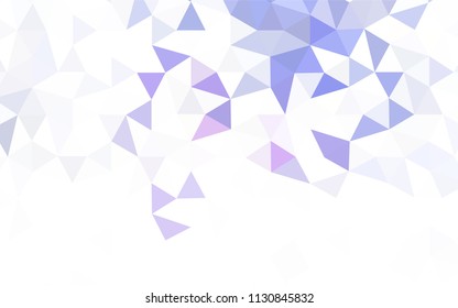 Light Pink, Blue vector abstract polygonal template. Creative geometric illustration in Origami style with gradient. Brand new style for your business design.