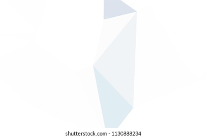 Light Pink, Blue vector abstract polygonal pattern. Colorful abstract illustration with triangles. Template for cell phone's backgrounds.