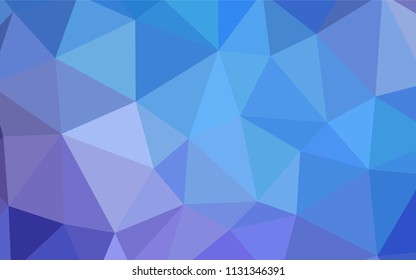 Light Pink, Blue vector abstract mosaic pattern. Colorful illustration in polygonal style with gradient. New template for your brand book.