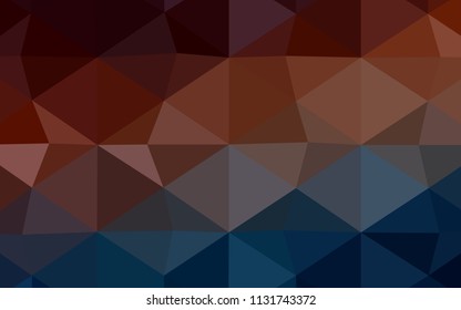 Light Pink, Blue vector abstract mosaic pattern. Modern geometrical abstract illustration with gradient. Brand-new design for your business.