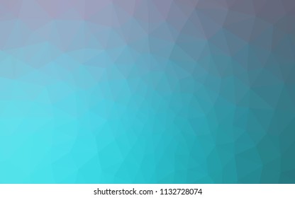 Light Pink, Blue vector abstract mosaic pattern. A completely new color illustration in a polygonal style. Completely new template for your banner.