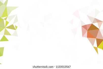 Light Pink, Blue vector abstract polygonal template. Creative illustration in halftone style with triangles. Brand new design for your business.