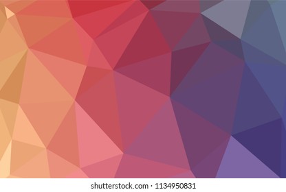 Light Pink, Blue vector abstract polygonal background. A sample with polygonal shapes. A new texture for your web site.