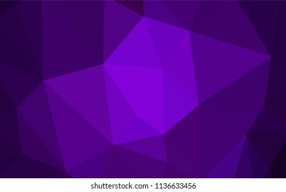 Light Pink, Blue vector abstract polygonal background. Colorful abstract illustration with triangles. A completely new design for your leaflet.