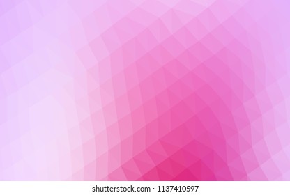 Light Pink, Blue vector abstract mosaic background. A vague abstract illustration with gradient. The elegant pattern can be used as part of a brand book.