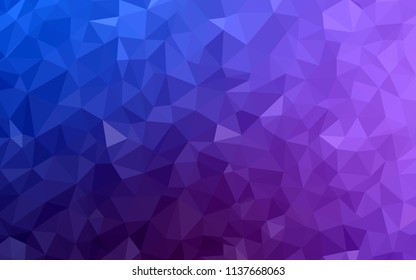 Light Pink, Blue vector abstract mosaic background. Colorful illustration in polygonal style with gradient. Brand new style for your business design.