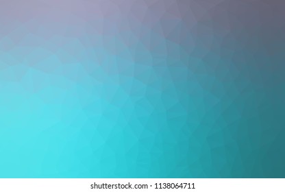 Light Pink, Blue vector abstract textured polygonal background. Blurry triangle design. Pattern can be used for background.