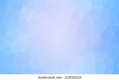 Light Pink, Blue vector abstract polygonal pattern. Elegant bright polygonal illustration with gradient. New template for your brand book.