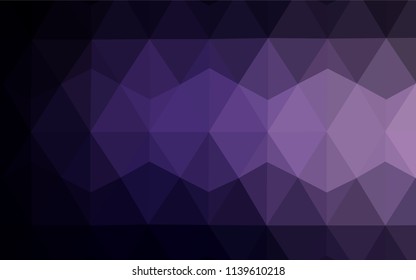 Light Pink, Blue vector abstract mosaic pattern. Geometric illustration in Origami style with gradient.  Completely new template for your banner.