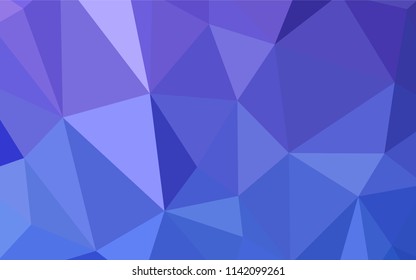 Light Pink, Blue vector abstract mosaic pattern. A completely new color illustration in a polygonal style. Brand new design for your business.
