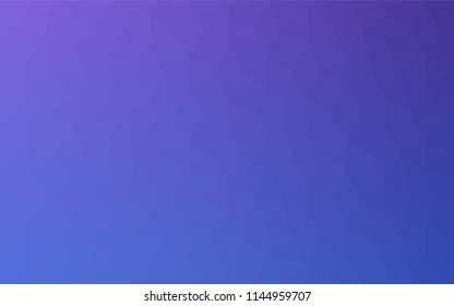 Light Pink, Blue vector abstract polygonal pattern. A sample with polygonal shapes. Triangular pattern for your design.