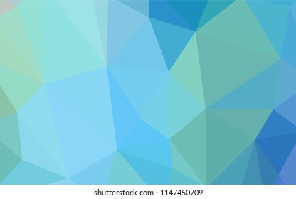 Light Pink, Blue vector abstract mosaic background. Elegant bright polygonal illustration with gradient. A completely new design for your leaflet.