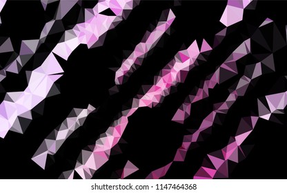 Light Pink, Blue vector abstract mosaic background. Creative geometric illustration in Origami style with gradient. Triangular pattern for your business design.