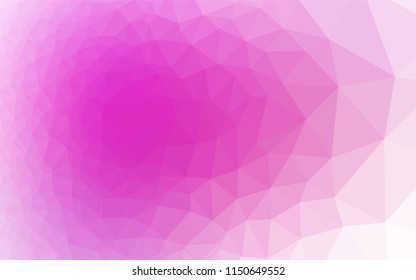 Light Pink, Blue vector abstract mosaic backdrop. Modern geometrical abstract illustration with gradient. Brand new design for your business.