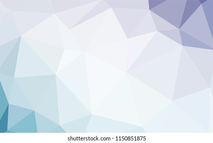 Light Pink, Blue vector abstract mosaic backdrop. Colorful illustration in abstract style with triangles. Textured pattern for your backgrounds.