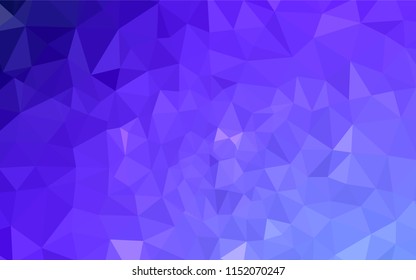 Light Pink, Blue vector abstract polygonal background. A sample with polygonal shapes. New template for your brand book.