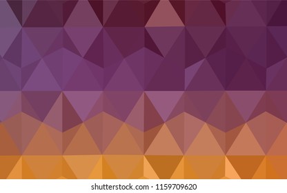 Light Pink, Blue vector abstract polygonal template.