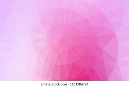 Light Pink, Blue vector abstract mosaic backdrop. Glitter abstract illustration with an elegant design. Brand new design for your business.