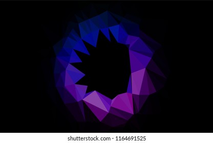 Light Pink, Blue vector abstract mosaic backdrop. A completely new color illustration in a vague style. The polygonal design can be used for your web site.