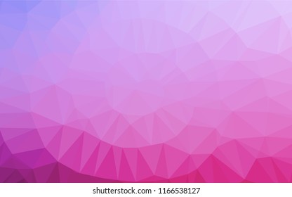 Light Pink, Blue vector abstract polygonal layout. Modern geometrical abstract illustration with gradient. Brand new design for your business.