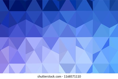Light Pink, Blue vector abstract polygonal template. Colorful illustration in abstract style with triangles. New template for your brand book.