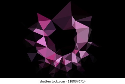 Light Pink, Blue vector abstract mosaic backdrop. An elegant bright illustration with gradient. A new texture for your design.