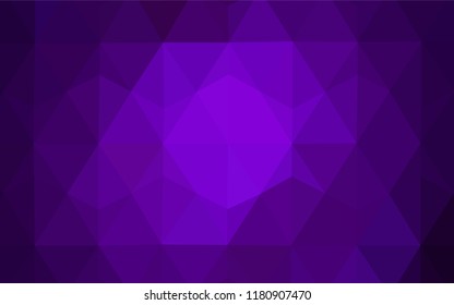 Light Pink, Blue vector abstract polygonal pattern. Triangular geometric sample with gradient.  Triangular pattern for your design.