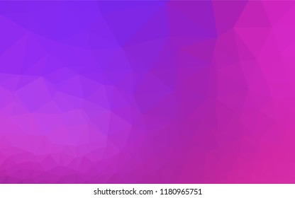 Light Pink, Blue vector abstract mosaic background. An elegant bright illustration with gradient. The completely new template can be used for your brand book.