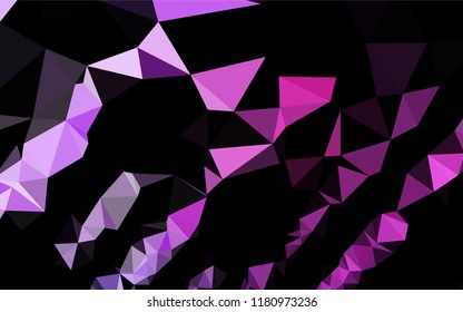 Light Pink, Blue vector abstract polygonal texture. Shining illustration, which consist of triangles. The best triangular design for your business.