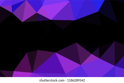 Light Pink, Blue vector abstract polygonal layout. Shining colored illustration in a Brand new style. A completely new design for your business.