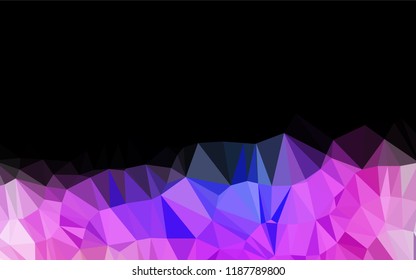 Light Pink, Blue vector abstract mosaic backdrop. Modern geometrical abstract illustration with gradient. A completely new design for your business.